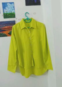 Bright Lime Green Collared ( cord set)