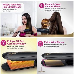 Philips Wide Plate Kerashine Hair Straightener