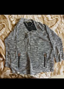 Stylish Textured Knit Jacket