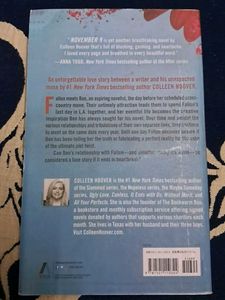 Colleen Hoover's "November 9"