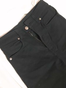 H&amp;M Black Wide Leg Jeans