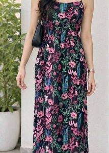 Floral Print Maxi Dress