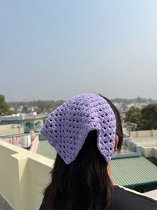 Crochet Bandana Headscarf
