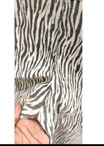 Tiger Print Jeans For Girls Length 38