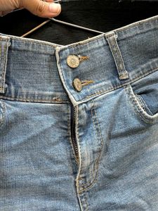 High Waisted Ripped Jeans