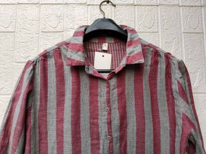 New with tag Striped Casual Long Sleeve Shirt