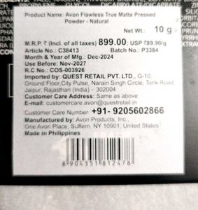 Avon Flawless True Matte Pressed Powder