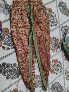 Embellished Kurta Top with dhoti