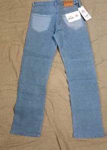 Patchwork Wide Leg Jeans