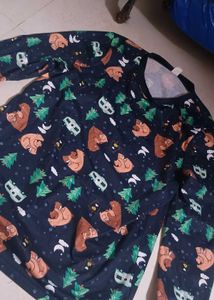 night dress Top And Bottom