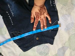 Stylish Dark Blue Jeans for 5-6 years girl
