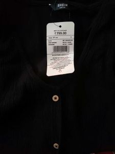 Black Button-Down Maxi Dress