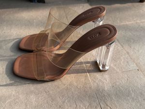 ZARA Clear Strap Sandals