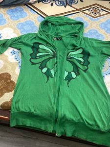 Full sleeves zipper with Hood