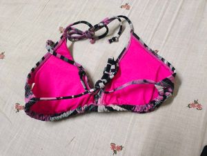 Stylish Floral Print Bikini Top