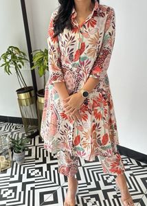 Multi Print Leaf cotton Cord set