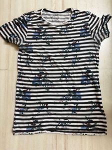 Striped Floral T-Shirt