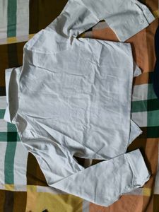 white crop shirt