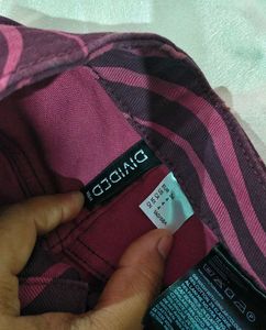 H&amp;m patterned wide leg jeans