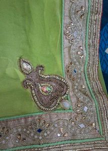 Designer Saree with Embellished Border