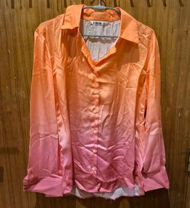 Ombre Button-Down Shirt