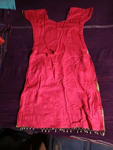 Pink Designer Chudidar Set