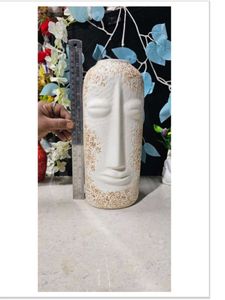 Unique Face Ceramic Vase