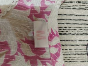 Pink Floral Kurta