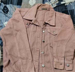 Pink Denim Jacket