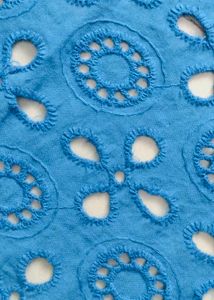 Beautiful Blue Eyelet kurti