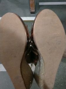 Sparkly Wedge Sandals for Women