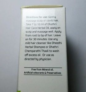 Dhathri Herbal Oil Hair Growth Hairfall Care