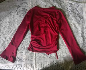 Chic Long Sleeve V-Neck Top