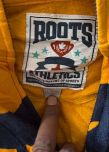 Roots Athletics Yellow Zip Hoodie