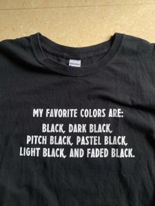 I LOVE BLACK COLOR