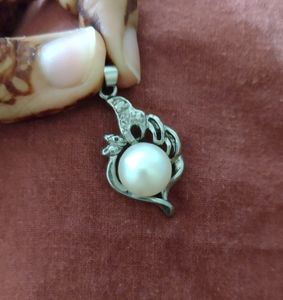 Real Pearl White Locket