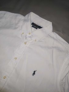 Polo Ralph Lauren White Button-Down Shirt