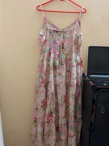 Floral Tiered Midi Dress