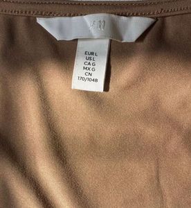 H&amp;M Tan Long Sleeve Top