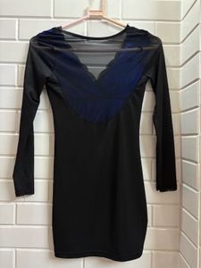 Sheer Sleeve Floral Lace Dress