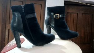 Black Suede Ankle Boots