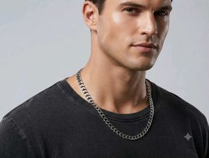 Men's Silver Chain Necklace