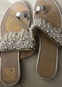 Embellished Flat Sandals