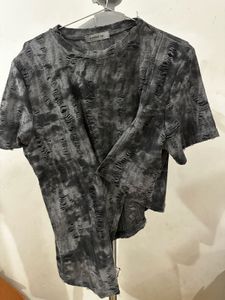 Distressed Grey T-Shirt