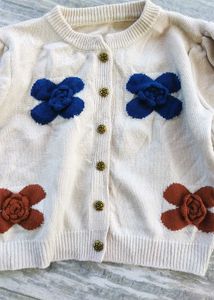 Floral Knit Cardigan