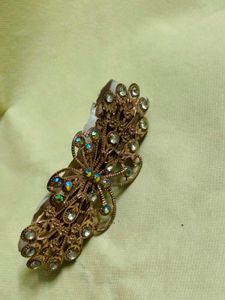 Vintage Rhinestone Butterfly HairClip
