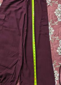 Maroon Cargo Pants
