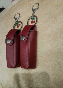 Cute Cherry Keychain Holder Set pack of 2