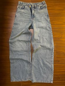 NUON(Westside) Light Wash Wide Leg Jeans