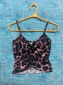 🎀 Animal Print Cami Top